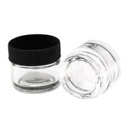 5ML GLASS WAX JAR 12/BAG
