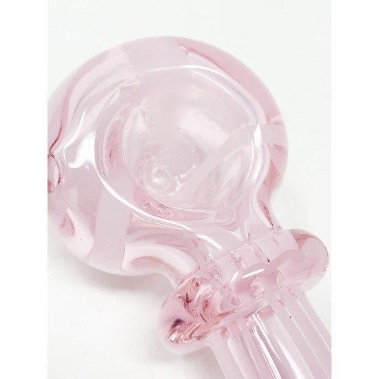 6" FANCY PINK COLOR ART HAND PIPE 6" FANCY PINK COLOR ART HAND PIPE