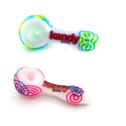6" KANDY HAND BUBBLER ASST COLORS