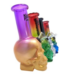 6" VINYL SKULL WATERPIPE