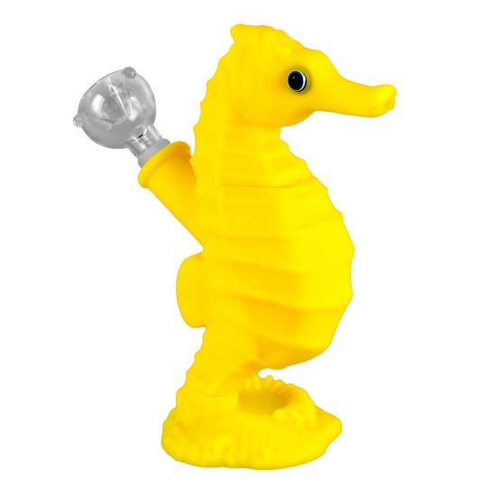 6" SILICONE WATERPIPE W/ GLASS 6" SILICONE WATERPIPE W/ GLASS