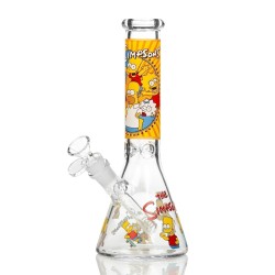 6" SIMPSON FUNCTIONAL GLASS WATERPIPE
