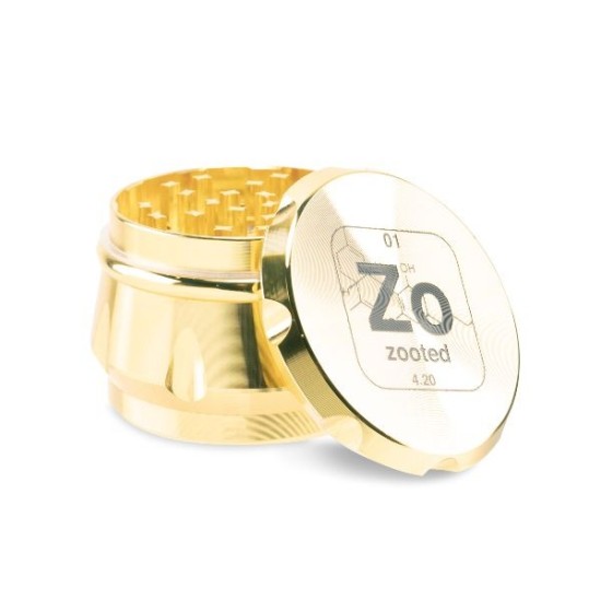 63MM 4PC GRINDER HEAVY W/ GOLD RIM 63MM 4PC GRINDER HEAVY W/ GOLD RIM