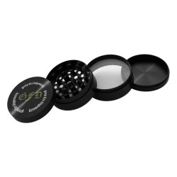 63MM 4PC GRINDER W/PAPER HOLDER