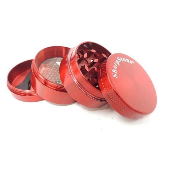 63MM GRINDER SHARPSTONE WOOD DESIGN W/ WINDOW