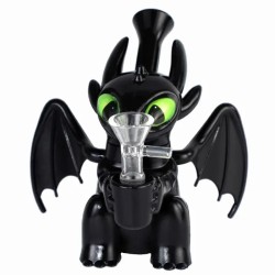 7" BLACK DRAGON SILICONE HAND PIPE 7" BLACK DRAGON SILICONE HAND PIPE