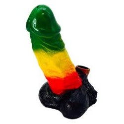 7" HAND CRAFTED LARGE PENIS PIPES - RASTA MR.AVERAGE 7" HAND CRAFTED LARGE PENIS PIPES - RASTA MR.AVERAGE