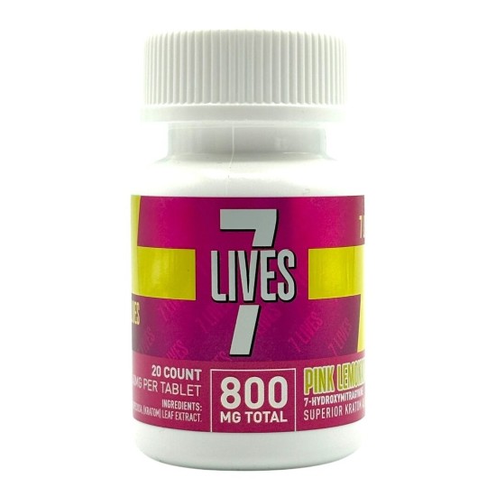 7 LIVES 20CT/JAR 800MG - PINK LEMONADE 7 LIVES 20CT/JAR 800MG - PINK LEMONADE