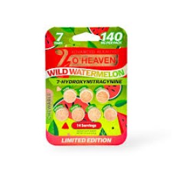 7 O'HEAVEN 7-HYDROXY TABLETS 7CT/SHEET 140MG - WILD WATERMELON