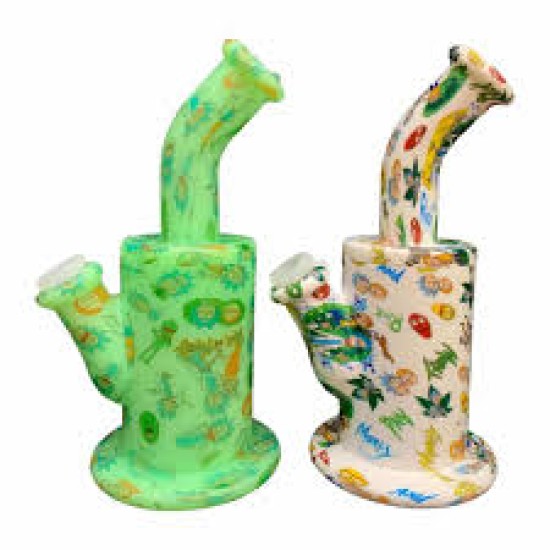 7" RICK MORTY WATERPIPE