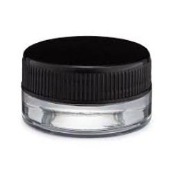 7ML BLK TOP WAX GLS JAR 12/BX 7ML BLK TOP WAX GLS JAR 12/BX