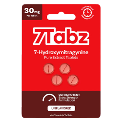 7TABZ 7-HYDROXY RED 30MG/TAB 4CT/SHEET TABLETS - UNFLAVORED 7TABZ 7-HYDROXY RED 30MG/TAB 4CT/SHEET TABLETS - UNFLAVORED