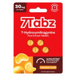 7TABZ 7-HYDROXY TABLETS 30MG 2CT/PK 40/BX - TANGERINE 7TABZ 7-HYDROXY TABLETS 30MG 2CT/PK 40/BX - TANGERINE