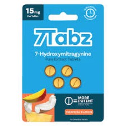 7TABZ 7-HYDROXYMITRAGYNINE 15MG TABLETS 4CT/SHEET - TROPICAL 7TABZ 7-HYDROXYMITRAGYNINE 15MG TABLETS 4CT/SHEET - TROPICAL