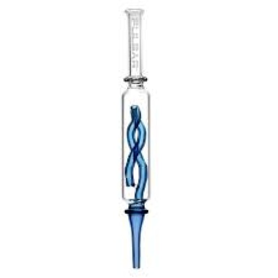 8.5" GLASS INTERNAL TWIST PERC DAB STRAW 8.5" GLASS INTERNAL TWIST PERC DAB STRAW