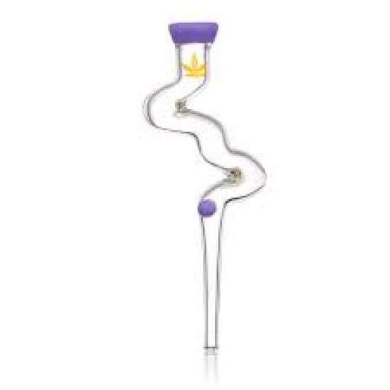 8" ALEAF GLASS COLORED WINDING STRAW 8" ALEAF GLASS COLORED WINDING STRAW