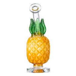 8" CLEAR PINEAPPLE WATERPIPE 8" CLEAR PINEAPPLE WATERPIPE