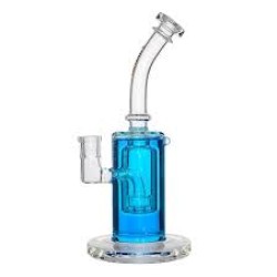8" FROSTED CYLINDER WATERPIPE WITH BANGER 8" FROSTED CYLINDER WATERPIPE WITH BANGER