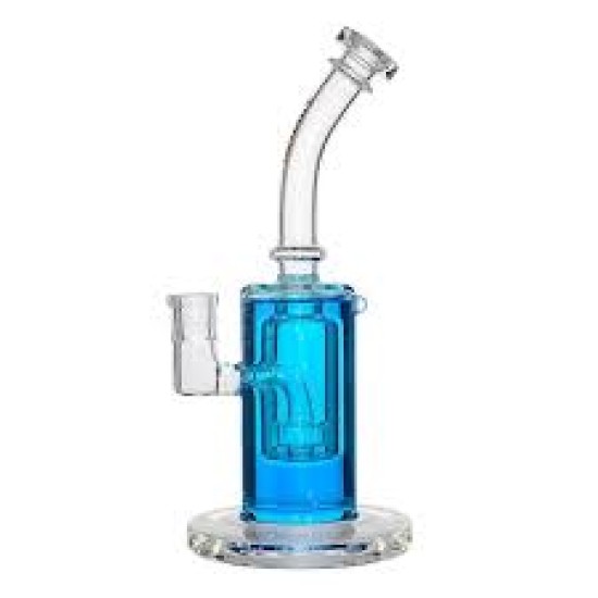 8" FROSTED CYLINDER WATERPIPE WITH BANGER 8" FROSTED CYLINDER WATERPIPE WITH BANGER