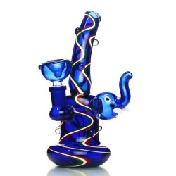 8" GLASS WATERPIPE ELEPHANT 8" GLASS WATERPIPE ELEPHANT