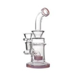 8" WATER PIPE HEAVY HORNED DESIGN W/ SHOWER HEAD PERC 8" WATER PIPE HEAVY HORNED DESIGN W/ SHOWER HEAD PERC