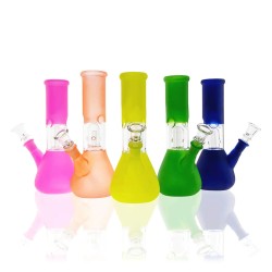 8" WATERPIPE W/ TIRE PERC AND RING NECK ASST COLORS 8" WATERPIPE W/ TIRE PERC AND RING NECK ASST COLORS