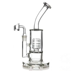 9" HANDMADE DOUBLE BLOWN WATERPIPE 9" HANDMADE DOUBLE BLOWN WATERPIPE