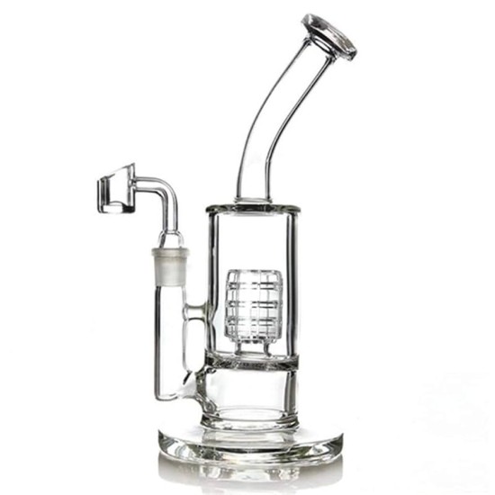 9" HANDMADE DOUBLE BLOWN WATERPIPE 9" HANDMADE DOUBLE BLOWN WATERPIPE