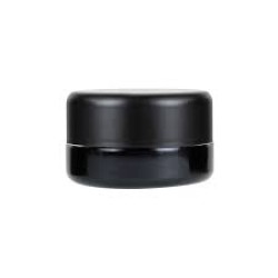 9ML BLACK PLASTIC TOP GLASS JAR CHILD PROOF 9ML BLACK PLASTIC TOP GLASS JAR CHILD PROOF