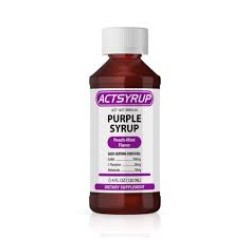 ACTSYRUP PURPLE SYRUP 4OZ - PEACH MINT ACTSYRUP PURPLE SYRUP 4OZ - PEACH MINT