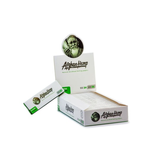 AFGHAN HEMP 1 1/4 PAPERS 24PK AFGHAN HEMP 1 1/4 PAPERS 24PK