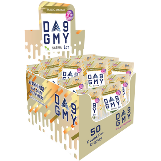 AFGN (D9+CBD) GUMMIES 27MG EACH 50CT BOX SINGLE SERVING - MAGIC MANGO AFGN (D9+CBD) GUMMIES 27MG EACH 50CT BOX SINGLE SERVING - MAGIC MANGO