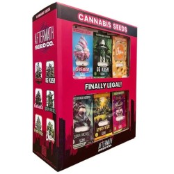 AFTERMATH SEED CO CANNABIS SEEDS 2PK 6 FLAVORS 12CT/DISPLAY AFTERMATH SEED CO CANNABIS SEEDS 2PK 6 FLAVORS 12CT/DISPLAY