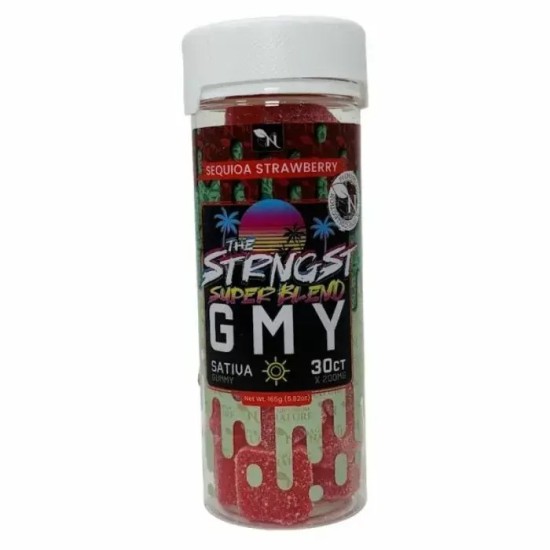 AGFN (D8/D9/THCP/LIVE RESIN/HHC) STRNGST SUPER BLEND GUMMIES 6000MG 30CT/JAR - SEQUIOA STRAWBERRY (SATIVA) AGFN (D8/D9/THCP/LIVE RESIN/HHC) STRNGST SUPER BLEND GUMMIES 6000MG 30CT/JAR - SEQUIOA STRAWBERRY (SATIVA)