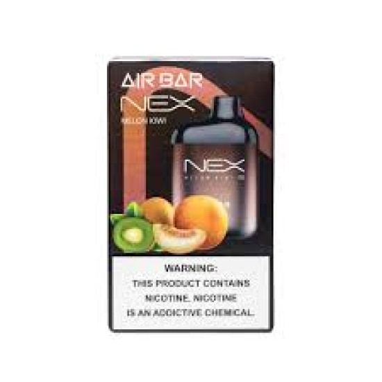 AIR BAR NEX 6500 PUFF DISPOSABLES 10CT/BX - MELON KIWI AIR BAR NEX 6500 PUFF DISPOSABLES 10CT/BX - MELON KIWI