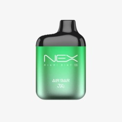 AIR BAR NEX 6500 PUFF DISPOSABLES 10CT/BX - MIAMI MINT AIR BAR NEX 6500 PUFF DISPOSABLES 10CT/BX - MIAMI MINT