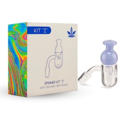 ALEAF SPINNER KIT Z BANGER W/2 6MM TERP PEARLS 14MM MALE