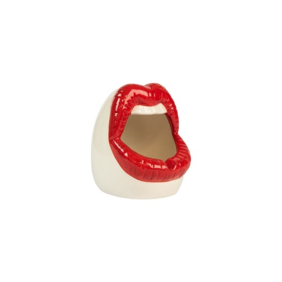 ASHTRAY 5.5" SPINNING LARGE RED LIPS
