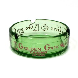 ASHTRAY GLASS DISPLAY GAMBLING