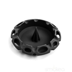 ASHTRAY STEEL UFO BLACK