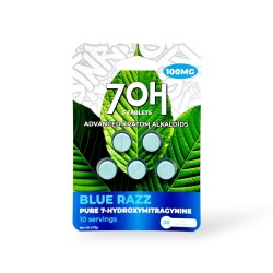 ASTRO 7 CH7LL P7LL 7- HYDROXYMITRAGYNINE TABLETS 4CT/PK - BLUE RAZZ