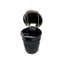 Ashtray 6Ct Car Ashtray Chrome & Black With Cig Holder As150     1/1