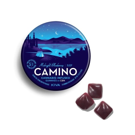 CAMINO CBN GUMMIES 5MG THC - MIDNIGHT BLUEBERRY - SLEEP