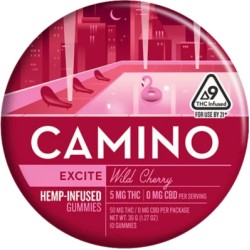 CAMINO CBN GUMMIES 5MG THC - WILD CHERRY - EXCITE