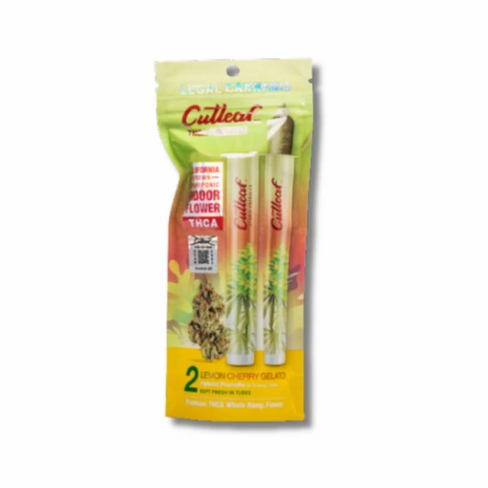 CUTLEAF THCA PREROLLS 2G 2PK CUTLEAF THCA PREROLLS 2G 2PK