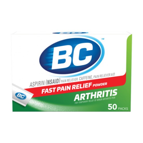 MED BC ARTHRITIS GREEN 6PK/12CT     1/12      NEW