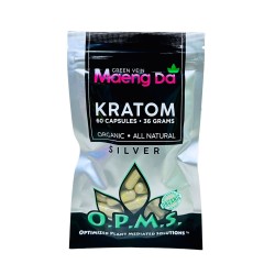 OPMS SILVER MAENGDA GREEN VEIN 36GM 60CT