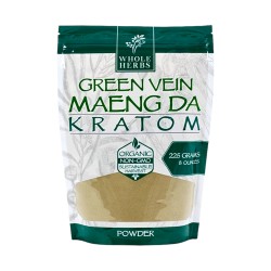 WHOLE HERBS KRATOM GREEN MAENGDA POWDER 8OZ 225G