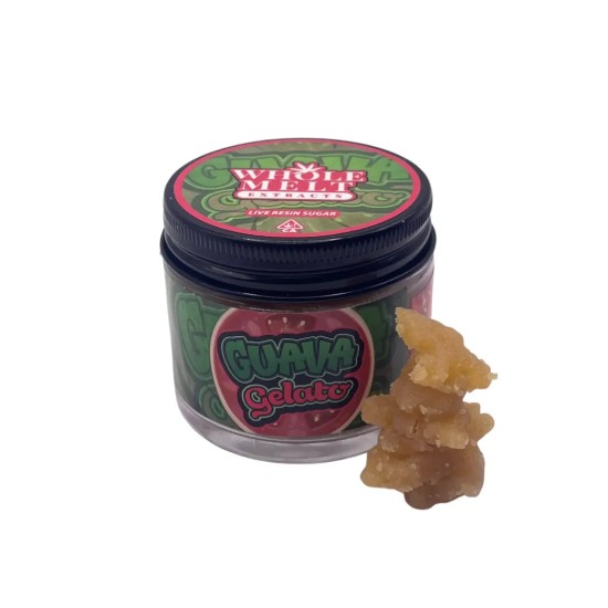 WHOLE MELT LIVE RESIN SUGAR DAB 1OZ - GUAVA GELATO