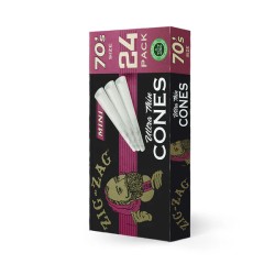 ZIG ZAG CONES 70'S ULTRA THIN 24PC 12CT/BX